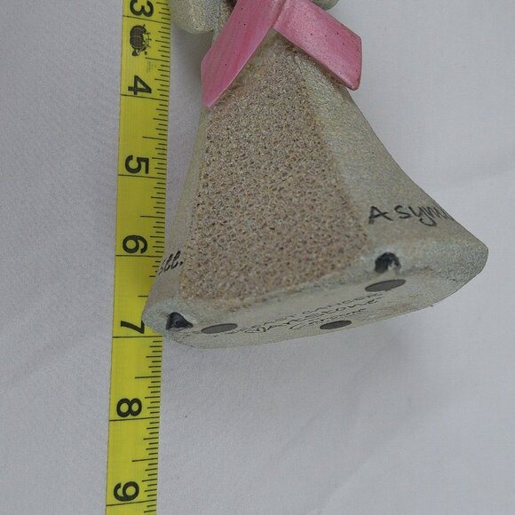 Breast Cancer Ribbon Art Stone Carson Statue Figurine Inspirational Saying Hope - Picture 11 of 11